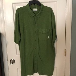 Columbia Omni-wick button up shirt